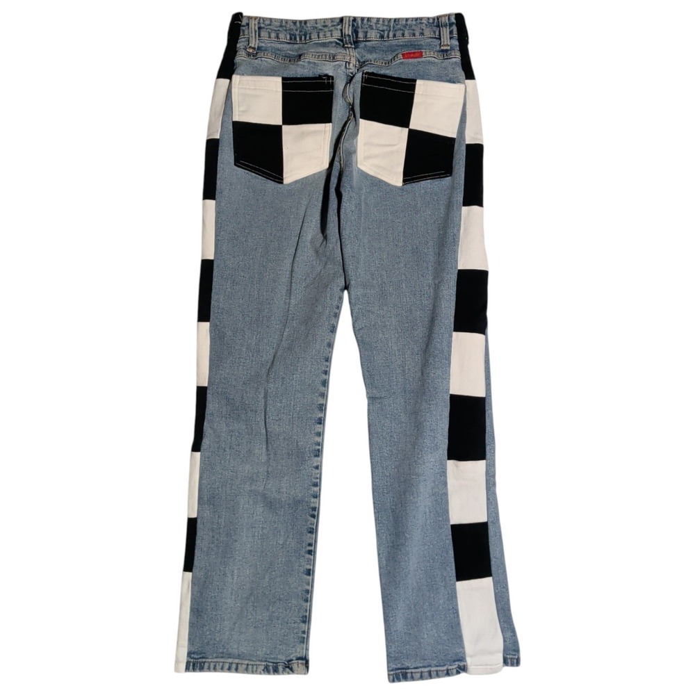 Wrangler Patchwork Jeans Women's Size 30 (30x29) Western Cottagecore Unique